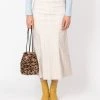 Best Sellers [SPUNKY] FW 21 STRAP MERMAID SKIRT (IVORY)