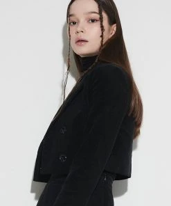 [LUV IS TRUE] Winter 21 CORDUROY SETUP JACKET(BLACK) Best Sellers