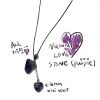 [PINCUNOMARU] Seasonless Natural LOVE Stone(purple)
