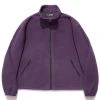 Best Sellers [C ROUTINE] FW 21 C-ROUTINE FLEECE JIP-UP JACKET-PURPLE