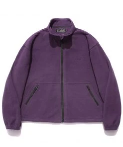 Best Sellers [C ROUTINE] FW 21 C-ROUTINE FLEECE JIP-UP JACKET-PURPLE