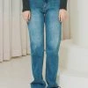 [13MONTH] FW 21 LONG LENGTH STRAIGHT JEANS (BLUE) Best Sellers
