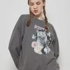 [LUV IS TRUE] FW 21 KITTY MTM(CHARCOAL)