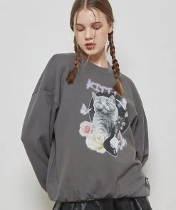 [LUV IS TRUE] FW 21 KITTY MTM(CHARCOAL)