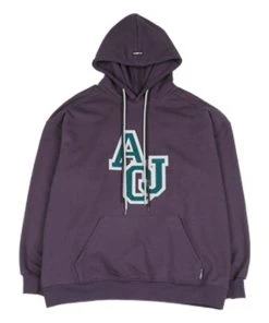 [AJO BY AJO] FW 21 Boucle Embroidered Hoodie [Purple]