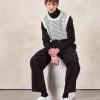 Best Sellers [DWSCOMPANY] Winter 21 Drop Knit Vest (white)