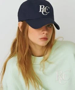[ROCCI ROCCI] Seasonless RCC Logo Ball Cap [NAVY]