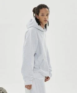 [HAVEOFFDUTY] FW 21 RAGLAN HEAVY WEIGHT HOODIE(WHITE-OATMEAL)