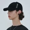 [OY] Seasonless CORDUROY POINT LOGO CAP-BLACK