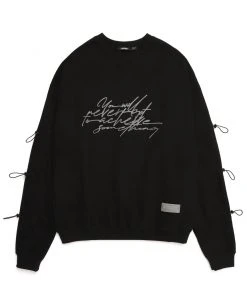 [LIBERE KOREA] FW 21 STRING SWEAT SHIRTS / BLACK Best Sellers