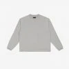 [DPRIQUE] FW 21 CLASSIC LONG SLEEVE T-SHIRT - LIGHT GREY
