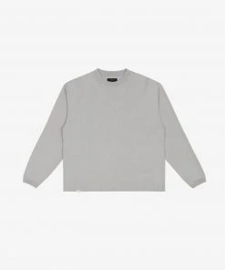 [DPRIQUE] FW 21 CLASSIC LONG SLEEVE T-SHIRT - LIGHT GREY