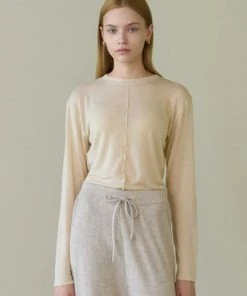 [STEP AROUND] FW 21 DOUBLE LINE STITCHES LOOSE T_Y/BEIGE