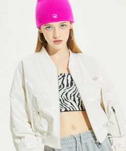 [CRANK] FW 21 CROPPED MA-1 JACKET_IV