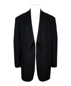 [CODE SHION] Winter 21 Shawl Collar Oversized Jacket [black]