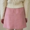 [STEP AROUND] FW 21 [SET] A-LINE ALAPCA SHORT SKIRT_PINK
