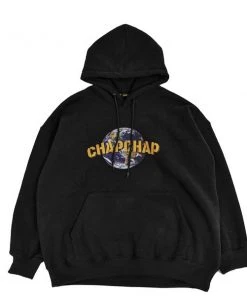 Best Sellers [CHAPCHAP] FW 21 Universal Chap Over Fit Hoodie(Black)