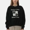 Best Sellers [NANA CREW] FW 21 DAISY CUBE SWEATSHIRT - BLACK
