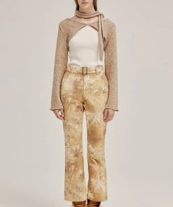 [OUTXO] FW 21 Juju Scarf Bolero Beige