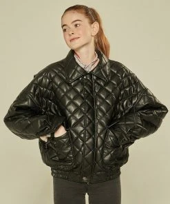Best Sellers [FABERFINGER] FW 21 Leather Quilted Heavy Jacket