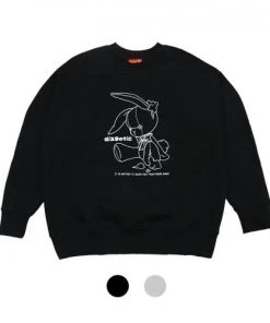 [DIZGOTIC] FW21 Rabbit Sweatshirt(BLACK)