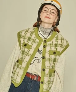 [FABERFINGER] FW 21 Fleece Pocket Vest (Olive)