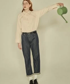 Best Sellers [FABERFINGER] FW 21 Double Line Piping Shirt (Beige)