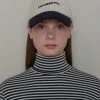 [FUN FROM FUN] Seasonless Wave Logo Ball Cap_ Corduroy Navy+beige Best Sellers