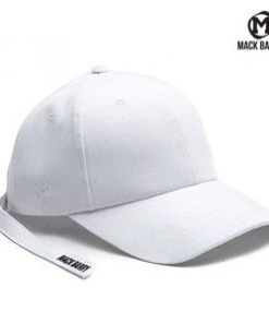 [MACK BARRY] Seasonless MIDDLESTRAP CURVE CAP WHITE