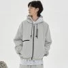 [HAVEOFFDUTY] FW 21 NYLON WORK HOODIE JACKET (LIGHT-GREY) Best Sellers