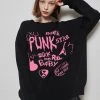 [LUV IS TRUE] FW 21 PUNK KNIT(BLACK) Best Sellers