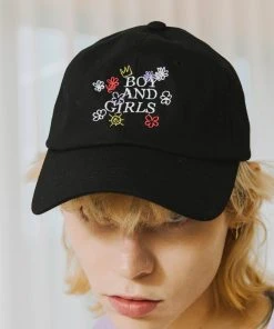[13MONTH] Seasonless BOY AND GIRLS BALL CAP (BLACK)