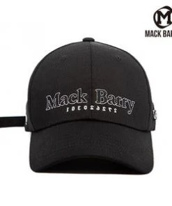 [MACK BARRY] Seasonless MACK NUMBER CURVE CAP BLACK