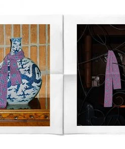 [RURU] Seasonless CHECK FLOWER SCARF [RED] Best Sellers