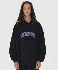 [HAVEOFFDUTY] FW 21 ARCH LOGO HOODIE (BLACK)