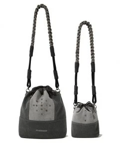 [PHOS333] FW 21 Camp Phos Drawstring Crossbags/Soot & Gunmetal