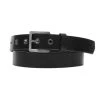[ADD] Seasonless ITALIAN FULL GRAIN LEATHER SQUARE BELT BLACK