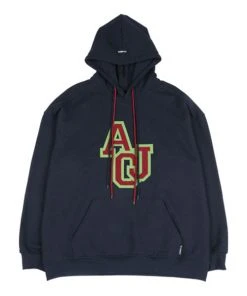 [AJO BY AJO] FW 21 Boucle Embroidered Hoodie [Navy] Best Sellers