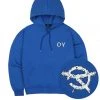 [OY] FW 21 MELTING LOGO HOODIE- BLUE Best Sellers