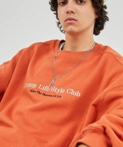 [CRUMP] FW 21 Two-tone Lifestyle Club Sweatshirt (CT0333-2)