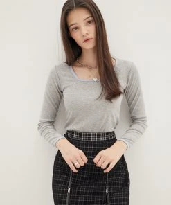 [DEARSTALKER] FW 21 CLIP SQUARE T- GREY Best Sellers