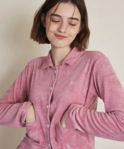 [DEARSTALKER] Winter 21 CUSTARD TERRY JACKET - PINK Best Sellers