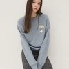 Best Sellers [DEARSTALKER] FW 21 CUSTO SWEAT SHIRT- BLUE