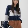 Best Sellers [DEARSTALKER] FW 21 ECOLE COLLAR T- NAVY
