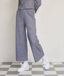 [DEARSTALKER] Winter 21 FIZZ KNIT PANTS - GREY