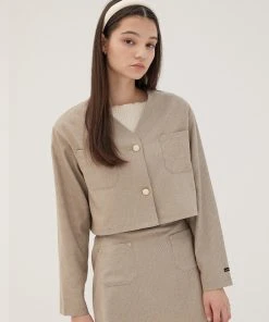 [DEARSTALKER] FW 21 MAISON BASIC JACKET- BEIGE