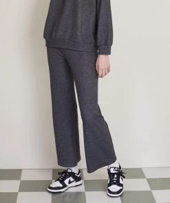 [DEARSTALKER] Winter 21 MILKY KNIT PANTS - CHARCOAL