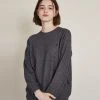Best Sellers [DEARSTALKER] Winter 21 MILKY RAGLAN KNIT T - CHARCOAL