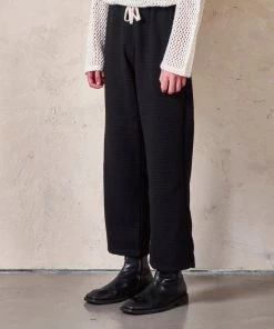 [DWSCOMPANY] Winter 21 Tweed Blanket Pants (black)