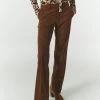 [REPOS] FW 21 SUEDE BOOTCUT PANTS (BROWN)